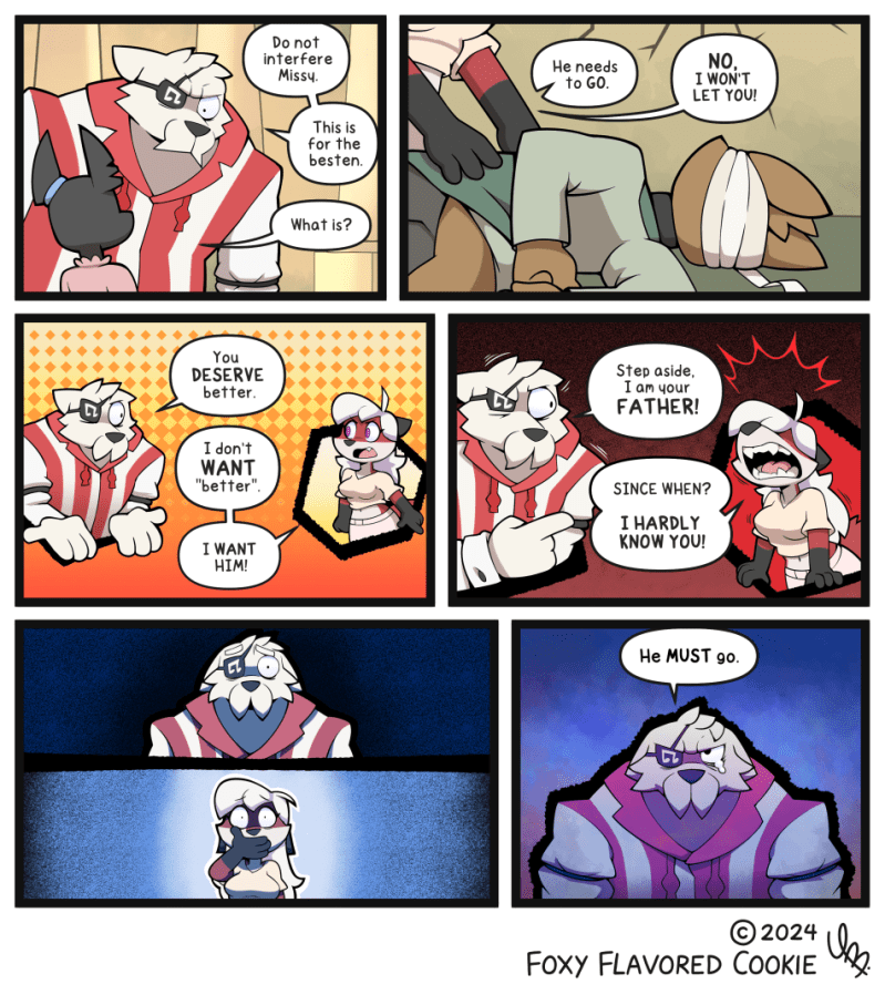 Comic 845 Dumb Quitting Foxy Flavored Cookie - Elegant Desktop Dark Pictures | Free Download